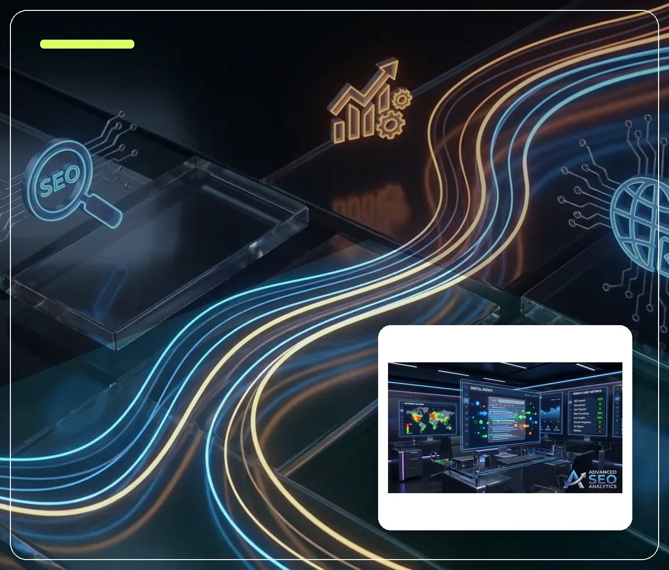 StryKon futuristic digital marketing and search systems visual