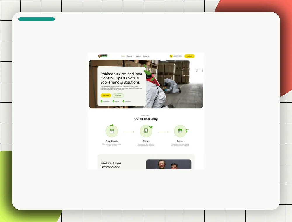 Eco Pest Control portfolio visual